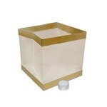 Une lanterne de fete chinoise �tanche bougeoir chandelier 15x15 cm