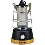 Lanterne sans fil led wildy noir m?tal h23cm Lanterne sans fil led wildy noir m?tal h23cm