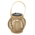 Lanterne solaire effet bougie 15cm