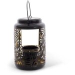 Lanterne solaire - garden id lampe pour fleur - 12 x 19 cm pot 6. 5 x 6 cm - eclairage 8h - pile aaa ...