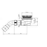 Laufen solutions marbond garniture de vidage, h2951270000001 Laufen solutions marbond garniture de vidage, h2951270000001
