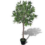Laurier artificiel avec pot 120 cm