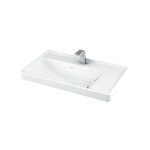 Lavabo suspendu quattro rectangulaire 60x38x19 cm - blanc - blanc - 60 - -