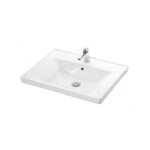 Lavabo suspendu sava rectangulaire 55x46x16, 5 cm - blanc - blanc - -