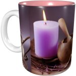 Lavande pourpre avec des bougies tasses a cafe tasse en ceramique de 11 oz pour le bureau et la maison ... Lavande pourpre avec des bougies tasses a cafe tasse en ceramique de 11 oz pour le bureau et la maison ...