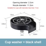 Lave - gobelet automatique de cuisine, robinet en verre, barre d'vier, rinceur de caf, pichet outil ...