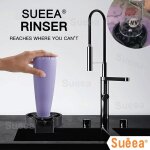 Lave - gobelet automatique pour evier de cuisine, robinet en verre, lave - gobelet de bar, pichet a caf, ...