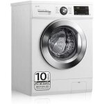 Lave - linge schant lg f4j3tm5wd - chargement frontal - 8 kg - blanc - 1400 tours / min