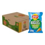 Lay's bugles chips nacho cheese croustillantes, snack sal�, paquet de 24 x 30g, total 720g, ap�ritif ...