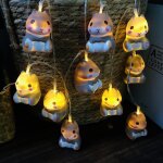 Lbgwp60 - 10 led pour hamster - 1, 65 m de long - blanc chaud - fonctionne avec piles - dcoration de ...