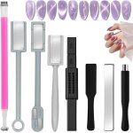 Lbgwp60 - lot de 8 aimants pour ongles ?il de chat, kit d'outils pour aimants pour ongles ?il de chat, ...