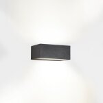 Leds c4 nemesis led 90x220mm luminaire led ext�rieur up down gris urbain, opale ip65 17. 5w 2700k