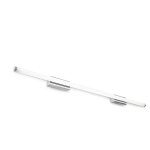 Leds - c4 toilet slim - applique murale led salle de bains chrome 3540lm 3000k ip44