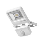 Ledvance endura� flood sensor blanc chaud projecteur led pour mur, 10 w, 3000 k, mat�riau: aluminium, ...