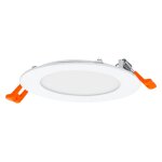 Ledvance luminaire: adapt� a plafond, smart recess slim downlight tw / 8w, blanc dynamique, 3000 - 6500k ...