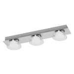 Ledvance smart led eclairage salle de bain chrome, 18w, 1800lm, 3000 - 6500k, 48cm, ip44, orbis applique ...