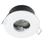 Ledvance spot led blanc avec bo�tier m�tallique, 4, 3 watt, 350 lumen, 2700k, ip65, spot encastr� gu ...