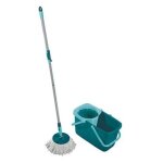 Leifheit 52019 balai � franges et balai - �ponge m�tal, microfibre, plastique bleu