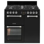 Leisure ck90f324k four et cuisini�re gaz noir