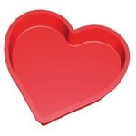 L�ku� - moule coeur rouge - 1300 ml - celebrate