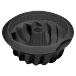 Lku - moule a kouglof - 22 cm - noir - classic