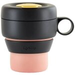 Lekue sl mug to go r�tractable en silicone - corail