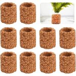 Letnerny - 10 pices bio filtre aquarium ceramic, anneau de fixation pour plantes aquatiques, aquarium ...