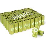 Letnerny - 1005 pices sac a crottes chien biodegradable, 67 rouleaux sac a caca pour chien avec distributeur ...