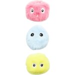 Letnerny - 3pcs balles de chat, balle de chat interactive avec son, balle en peluche pour chaton, balle ...