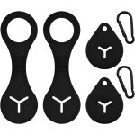 Letnerny - lot de 4 supports a déjections distributeur en silicone, support de sac a déjections canines ... Letnerny - lot de 4 supports a déjections distributeur en silicone, support de sac a déjections canines ...