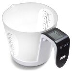 Letnerny - balance de cuisine avec verre doseur verre mesureur avec balance de cuisine precision cuisine ...