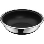 Letnerny - click&serve wok a induction sans poigne en acier inoxydable 26 cm