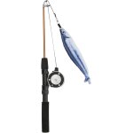 Letnerny - jouet pour chat, conception de poisson r�aliste, mat�riau en coton durable, conception de ...