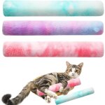 Letnerny - oreillers chat l'herbe a chat, 3 pices jouet chat interieur oreiller a mcher, oreiller a ...