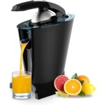 Letnerny - presse - agrumes electrique a bras essentialvita hyden 600 600 w, filtre en acier inoxydable, ...