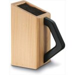 Letnerny - profi bloc a couteaux sans contenu, rangement de couteaux, en bois de hêtre, beige amande Letnerny - profi bloc a couteaux sans contenu, rangement de couteaux, en bois de hêtre, beige amande