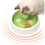 Letnerny - senses 2. 0 balle dme jouet interactif pour chat blanc / vert