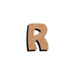 Lettre en bois m�dium 15 cm