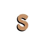 Lettre en bois m�dium 15 cm