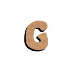 Lettre en bois m�dium 15 cm