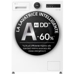 Lg f4x9009twce machine � laver chargement frontal 9 kg 1400 tr / min blanc