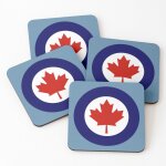 Liège sous - verres en bois aviation royale canadienne - cocarde 9, 5 cm lot de 4 pour boissons café ... Liège sous - verres en bois aviation royale canadienne - cocarde 9, 5 cm lot de 4 pour boissons café ...