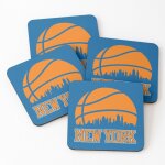 Liège sous - verres en bois basket - ball rétro des knicks sur la skyline de new york 9, 5 cm lot de ... Liège sous - verres en bois basket - ball rétro des knicks sur la skyline de new york 9, 5 cm lot de ...
