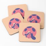 Liège sous - verres en bois boyau de chien 9, 5 cm lot de 4 pour boissons café table b Liège sous - verres en bois boyau de chien 9, 5 cm lot de 4 pour boissons café table b