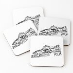 Liège sous - verres en bois chaussure de claquettes remplie de termes de claquettes 9, 5 cm lot de 4 ... Liège sous - verres en bois chaussure de claquettes remplie de termes de claquettes 9, 5 cm lot de 4 ...
