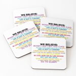 Liège sous - verres en bois nous croyons aux vraies femmes au foyer de new york rhony 9, 5 cm lot de ... Liège sous - verres en bois nous croyons aux vraies femmes au foyer de new york rhony 9, 5 cm lot de ...