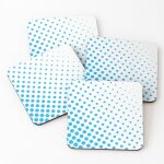 Liège sous - verres en bois demi - teinte bleue - fond blanc 9, 5 cm lot de 4 pour boissons café table ... Liège sous - verres en bois demi - teinte bleue - fond blanc 9, 5 cm lot de 4 pour boissons café table ...