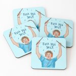 Liège sous - verres en bois f * * * you dale - demi - frères 9, 5 cm lot de 4 pour boissons café table ... Liège sous - verres en bois f * * * you dale - demi - frères 9, 5 cm lot de 4 pour boissons café table ...