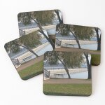 Lige sous - verres en bois jete de skaneateles, skaneatles, new york 9, 5 cm lot de 4 pour boissons ...
