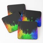Liège sous - verres en bois lame de rasoir 9, 5 cm lot de 4 pour boissons café table b Liège sous - verres en bois lame de rasoir 9, 5 cm lot de 4 pour boissons café table b